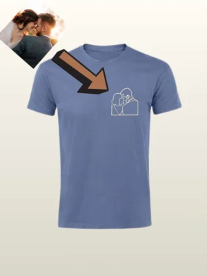 T-shirt z haftem ze zdjęcia