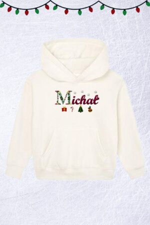 Bluza świąteczna z imieniem dla dzieci (2-12 lat)